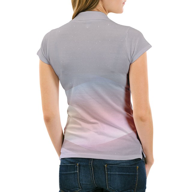 Women’s Flexible T-shirt - Silver (Back)