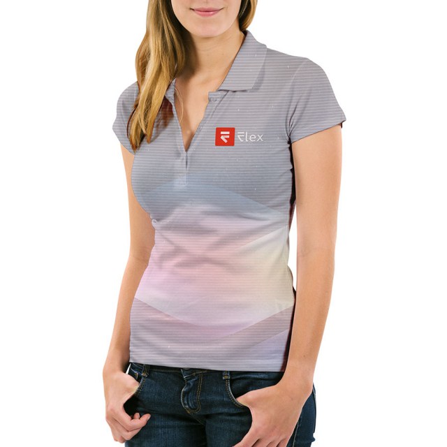 Women’s Flexible T-shirt - Silver (Front)